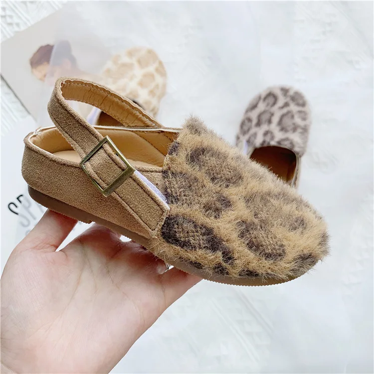 Кожаная обувь для девочек принцессы с мягкой подошвой Новинка осени 2019 года