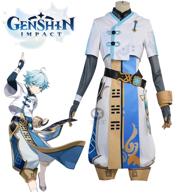 

Game Genshin Impact Cosplay Chongyun Cosplay Costume Game Genshin Impact Chong Yun Costume