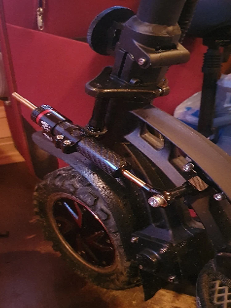 Монтажный комплект кронштейна стабилизатора рулевого демпфера из углеродного