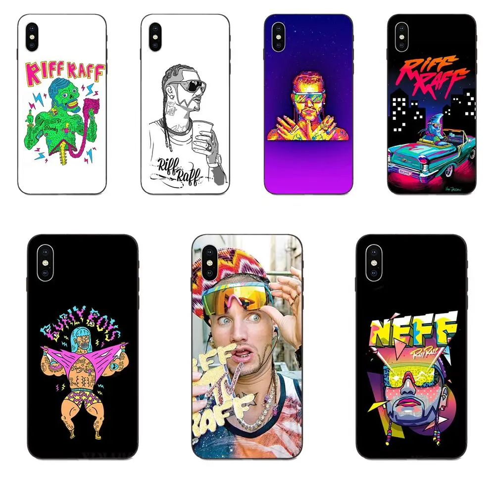 Чехол Riff Raff в стиле хип хоп для Apple iPhone X XS Max XR 4 4S 5 5S SE 6 6S 7 8 Plus из ТПУ|Бамперы| |
