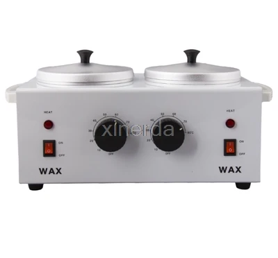 220V/ 110V двойной горшок нагреватель для воска эпиляции машина парафин воск