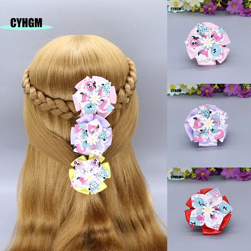 

wholesale new ribbon hair clips for girls Fashion silk hairpins cute spinki do wlosow Barrettes hanfu hair accessory S06-3