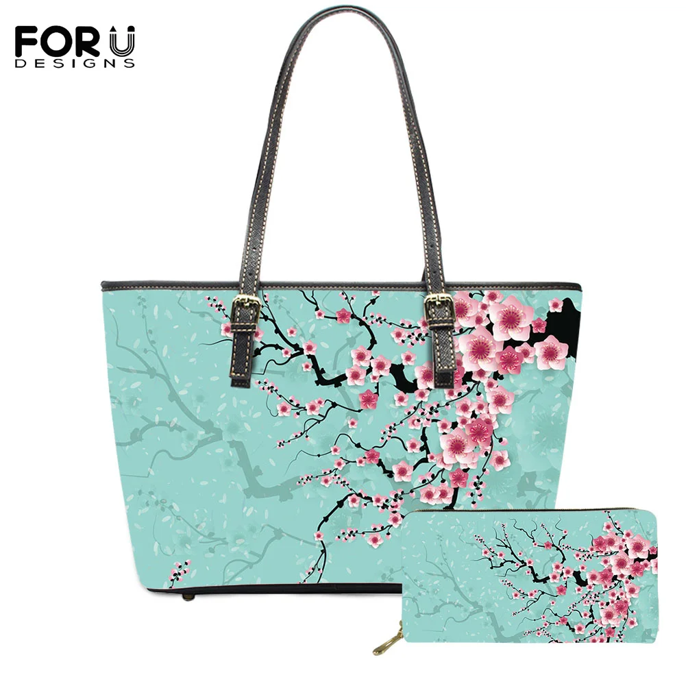 

Новые повседневные сумки на плечо FORUDESIGN, кошельки для женщин, винтажные красивые Сумки из искусственной кожи хорошего качества с принтом цв...