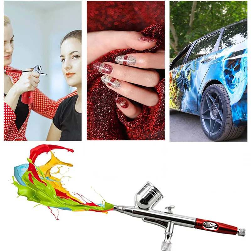 Аэрограф Двойного Действия гравитационная подача 0 3 мм насадка распылитель для