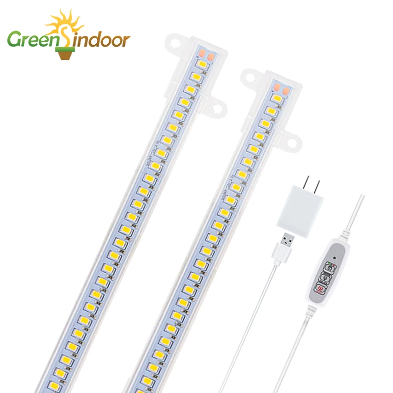 

Full Spectrum Led Grow Light Strips 20W Phytolamp For Plants White Led Grow Light Phyto Lamp Timer Dimmable Bars Indoor Growing