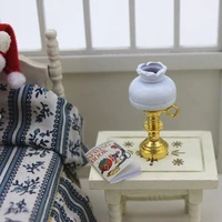 112 dollhouse miniature mini table lamp chandelier room for doll furniture decoration christmas gift