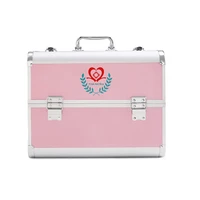 portable medicine chest home first aid kit outpatient organizer multi layer medical box aluminum storage box wj604