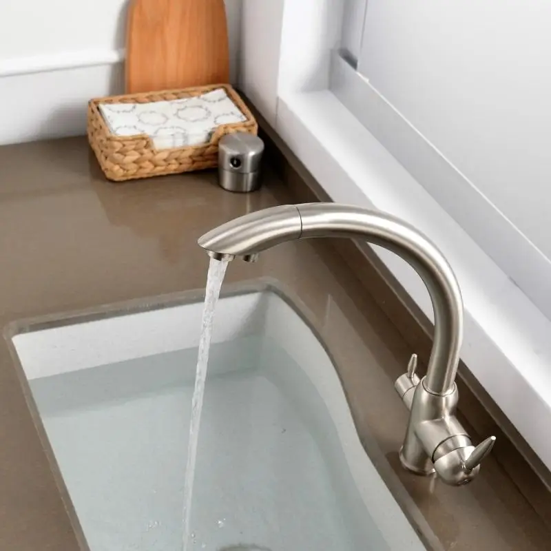 3 ходовой кухонный кран двойной держатель С двойным отверстием фильтр для воды