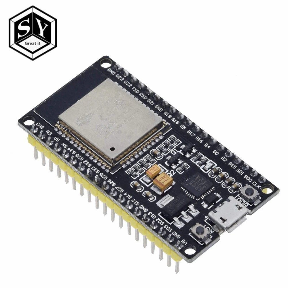 ESP32 ESP-32 ESP32S ESP-32S CP2102 беспроводной WiFi Bluetooth макетная плата Micro USB двухъядерный усилитель мощности фильтрующий модуль