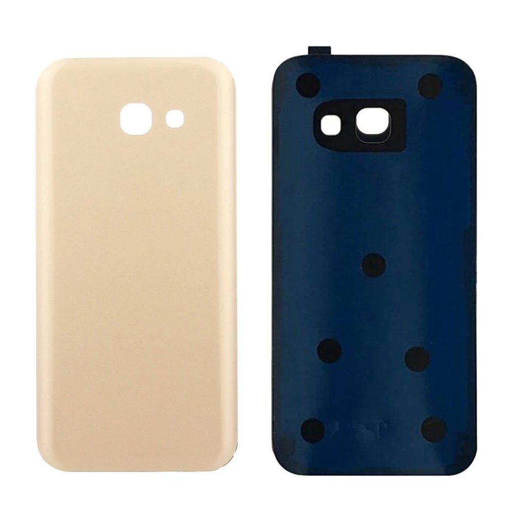 50 шт. для samsung Galaxy A3 A320 A5 A520 A7 A720 2017 Крышка батареи Задняя стеклянная дверь Корпус