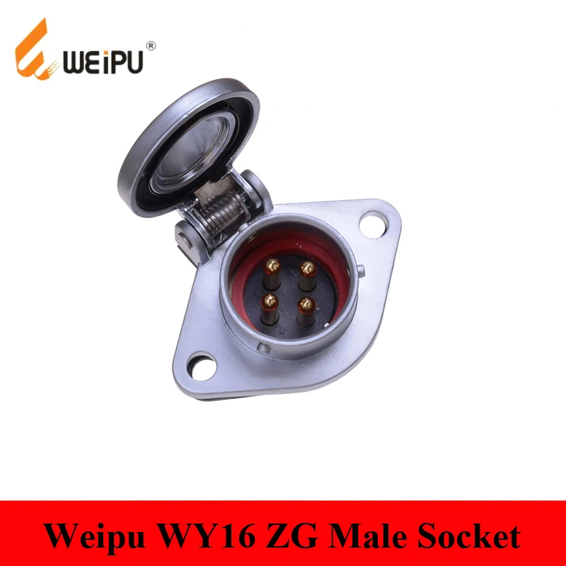 Оригинальные Weipu WY16 разъем MaleZ ZM ZG розетка 2 3 4 5 7 9 10 Pin Круглый задний 2-отверстие