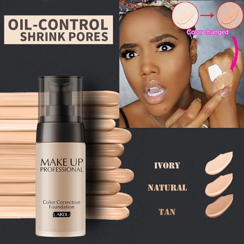 40 мл консилер безупречная меняющая цвет основа для макияжа лица жидкое покрытие