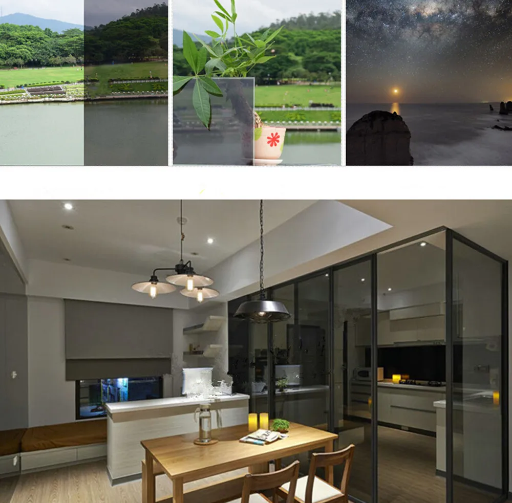 Цветная оконная пленка SUNICE самоклеящаяся прозрачная черная - Цена: 2 358,50 руб.