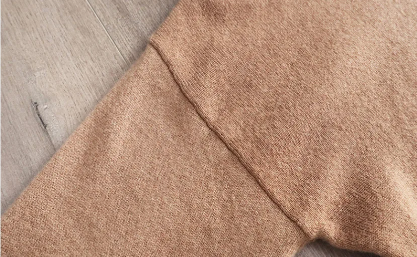 

Autumn Winter Women Knitted Sweater Turtleneck Long Sleeve Fashion Solid Color Knitwear Tops