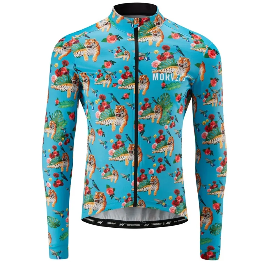 MORVELO изготовленный на заказ Мужская велосипедная куртка Зимние теплые флисовые