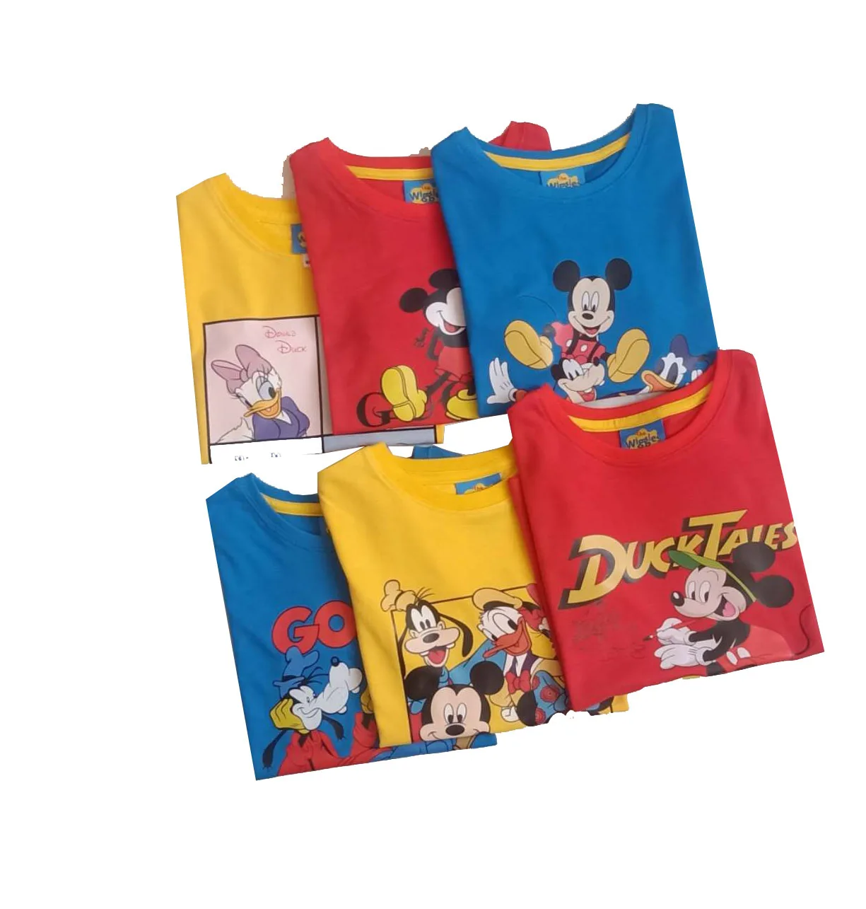 Disney/детская одежда Летняя футболка с короткими рукавами рисунком Микки
