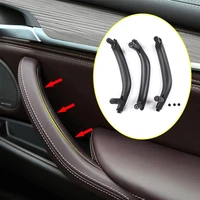 3pcs for bmw f15 x5 f16 x6 2004 2018 car left right front inner door panel interior handle pull trim cover styling accessories