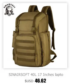 SINAIRSOFT тактическая Сумка Molle рыболовные походные охотничьи сумки спортивная сумка нагрудный ремень на одно плечо тактический рюкзак LY0001& 2