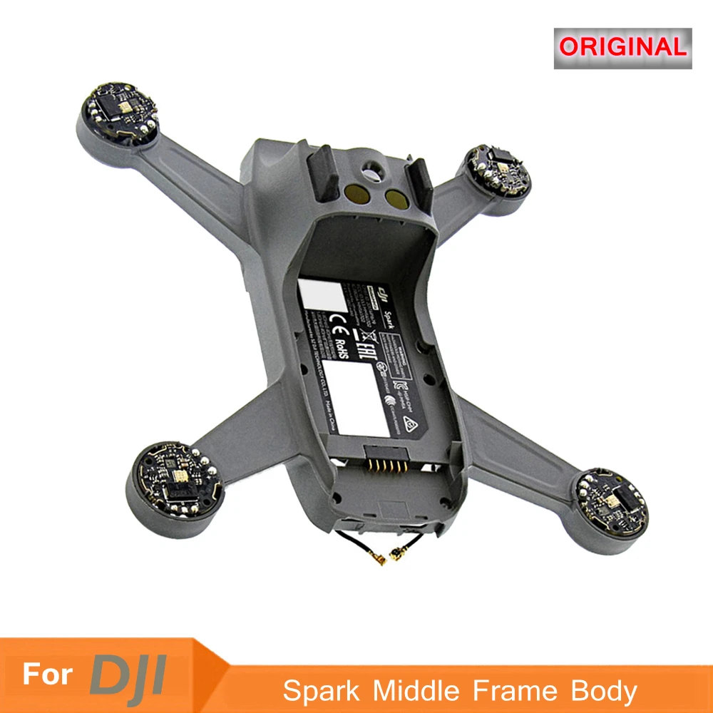 Оригинальный Корпус Корпуса средней рамы DJI Spark запасные части для быстрого
