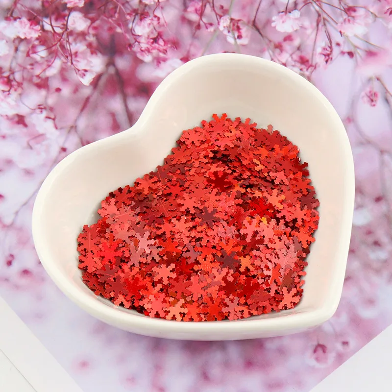 Ультратонкие пайетки для домашних животных 5 мм мини-снежинки в форме россыпью