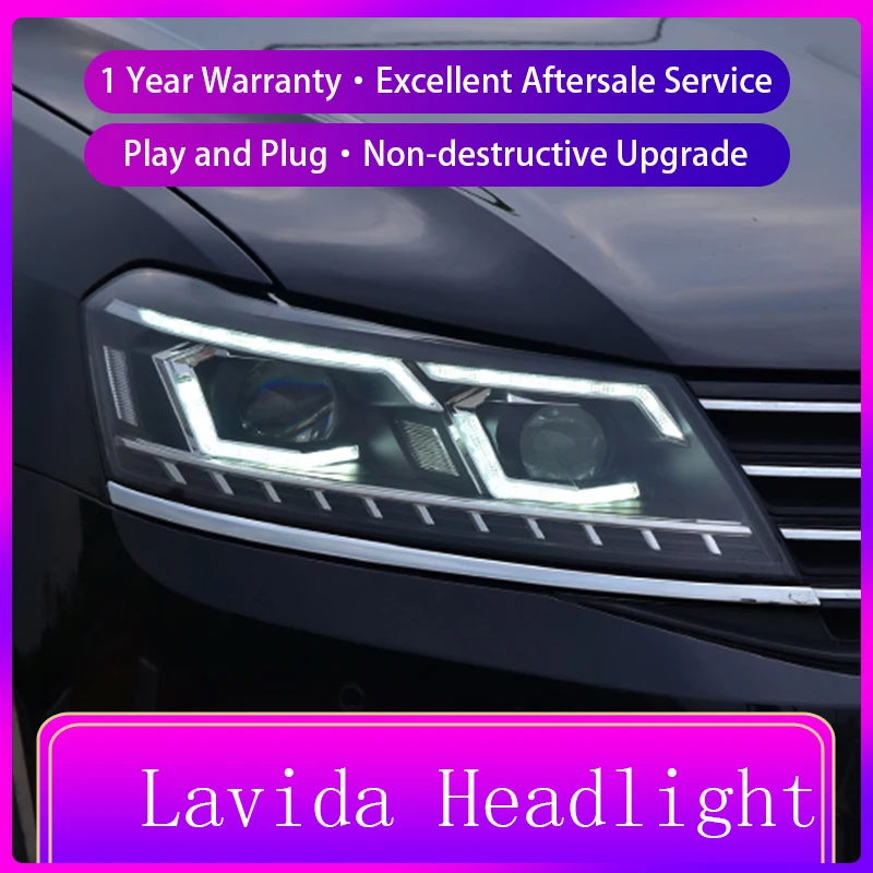 

LED Head lamp for VW for Lavida 2015-2017 Year headlight with Projector
