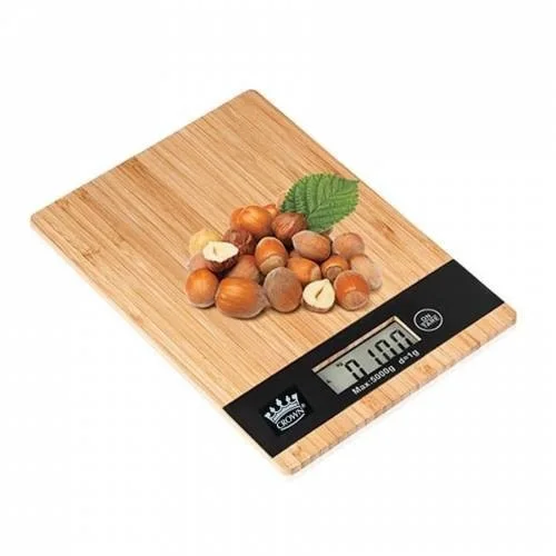 

Crown Digital Lcd Kitchen Scale 5kg Bamboo Pattern 463364358