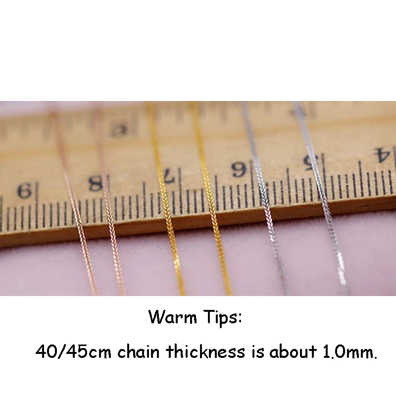 ZHIXI 18 К Желтое золото ювелирные изделия изящное настоящее цепочка ожерелье