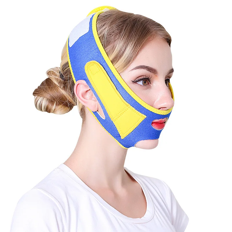 

Face Slim V-Line Lift Up Mask Cheek Chin Neck Slimming Thin Belt Strap Beauty Delicate Facial Thin Face Mask Slimming Bandage