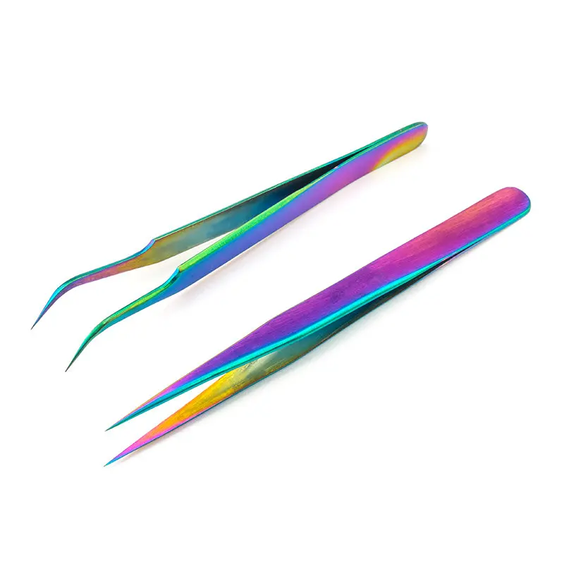 Пинцеты из нержавеющей стали изогнутые и прямые инструменты для ремонта