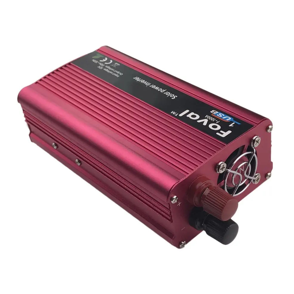 2000 Вт DC12V к AC110V автомобильный инвертор алюминиевый сплав двойной USB