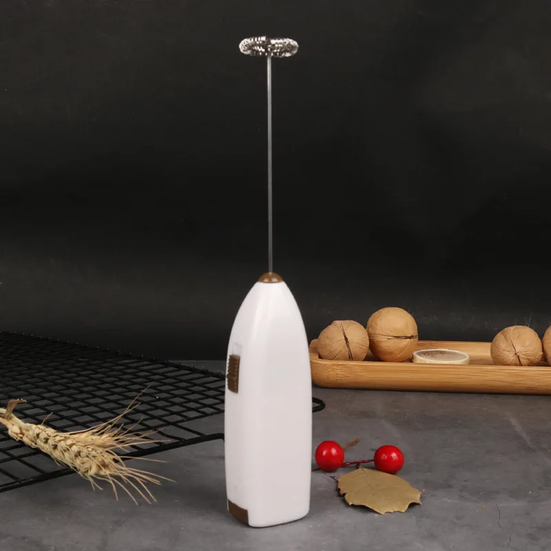 

New Coffee Mixer Egg Beater Hand-held Electric Milk Beater Granny Sheep Bubbler Electric Stirring Stick