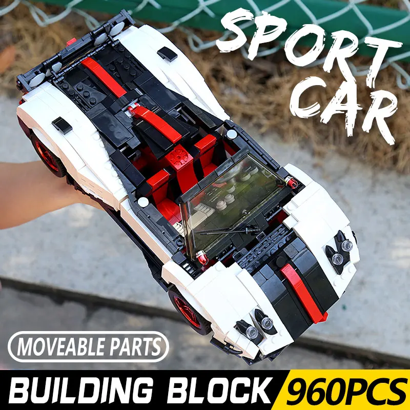 Пресс форма для KING 13105 высокотехнологичного автомобиля игрушки MOC 22208 Zonda Cinque