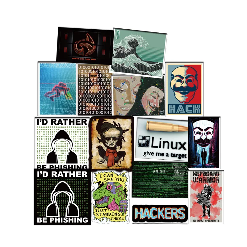 50 шт. стикер для велосипеда ноутбука холодильника офисной гитары скейтборда книг