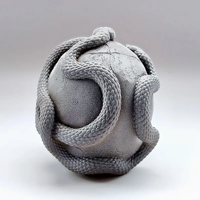 Новый товар в 2021 году! Силиконовая форма виде черепа змеи для самостоятельного