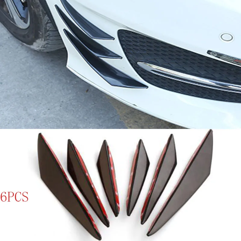 Фото Новый разделитель переднего бампера из 6 шт./партия для Renault Megane 2 3 Duster Logan Clio 4 3 Laguna 2 Scenic Sandero 2 Captur Fluen №3