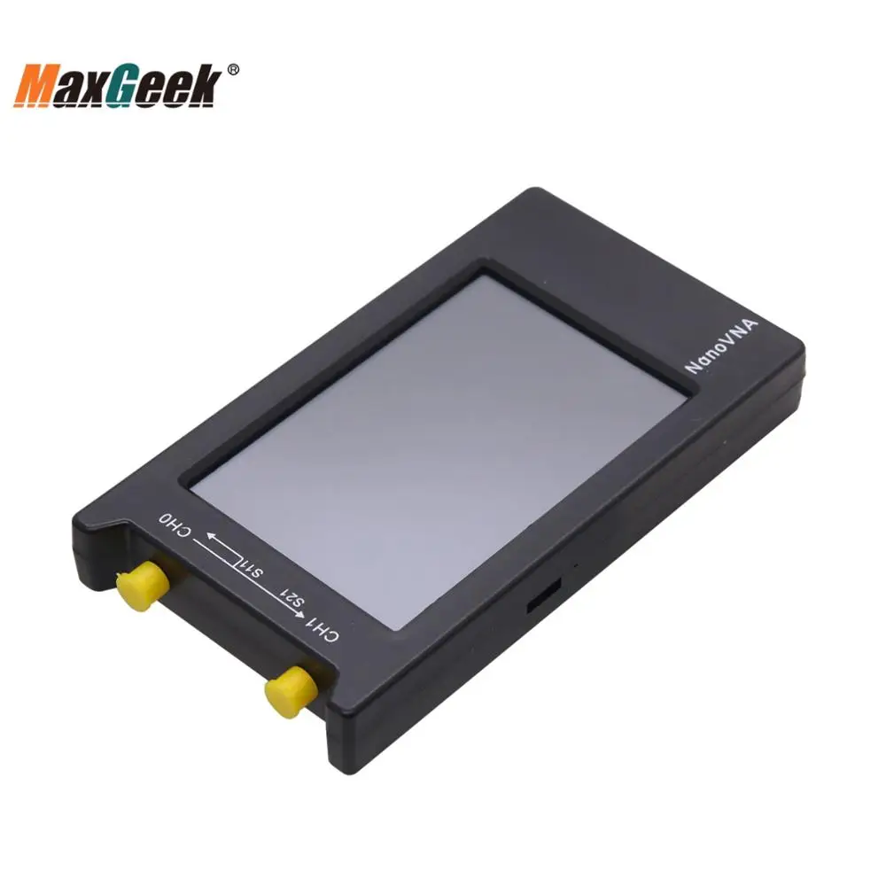 Maxgeek 50 кГц 1 5 ГГц анализатор вектора сети NanoVNA Vector с 4 дюймовым ЖК дисплеем для УВЧ