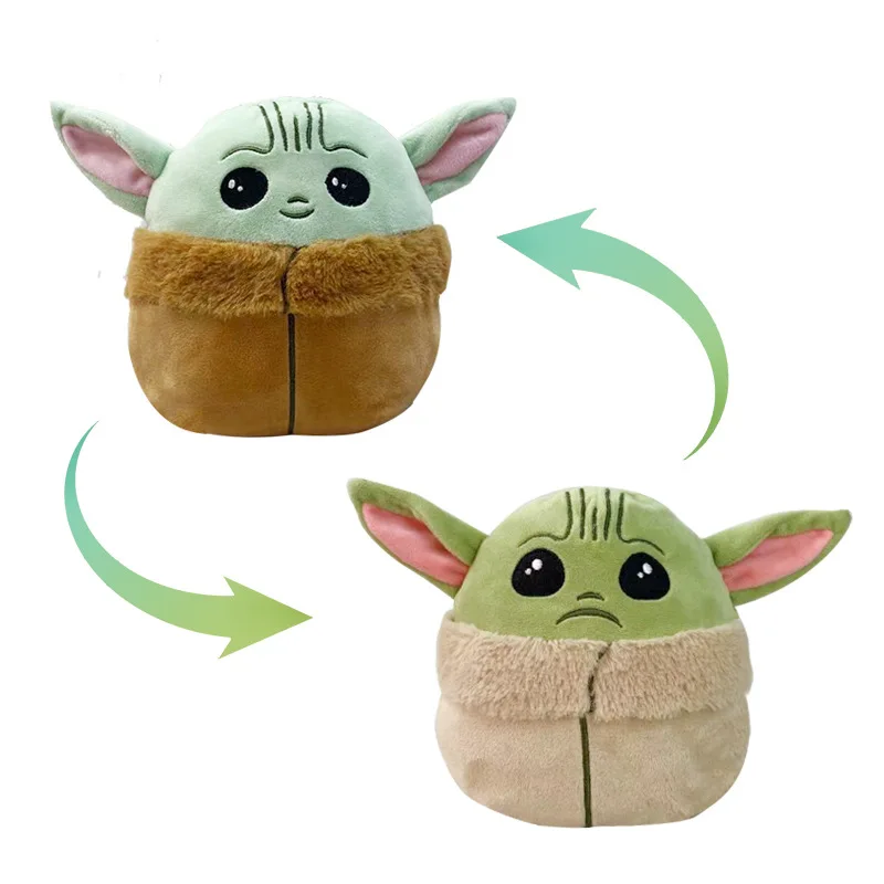 Космические войны двусторонние флип кукла Йоды kawaii DIY фигурки Yoda Plushie мягкие