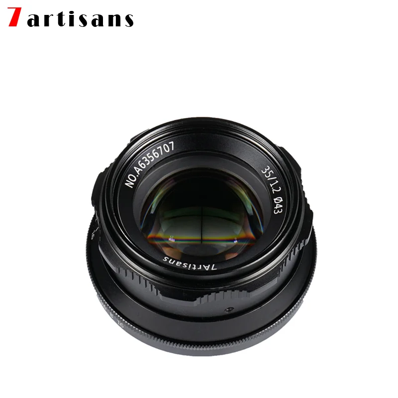 Объектив 7artisans 35 мм F1.2 профессиональный Micro SLR для Sony E Canon EOS M Fuji FX M43 Nikon Z Mount