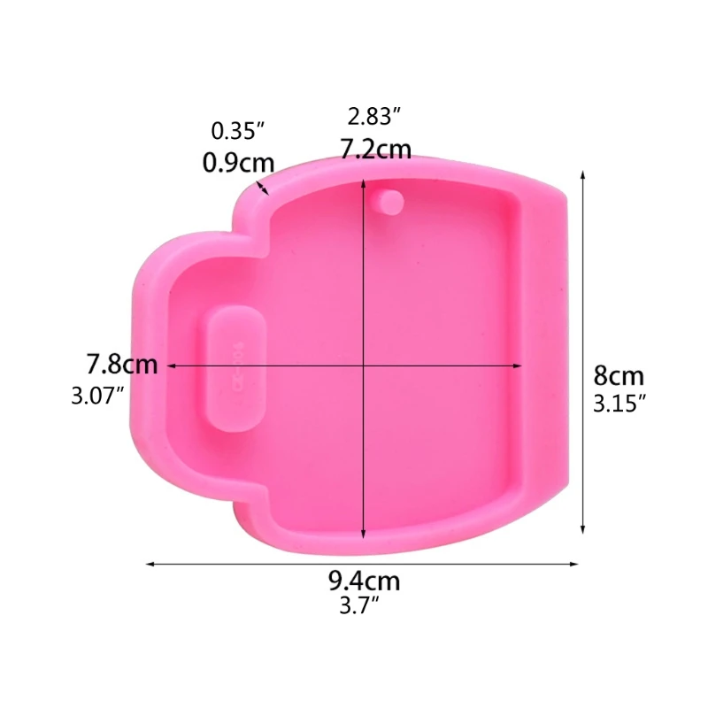 

Handmade Cup Pendant Keychain Resin Casting Mold Water Cup Water Goblet Bottle Pendant Epoxy Resin Mold Tools Art Crafts