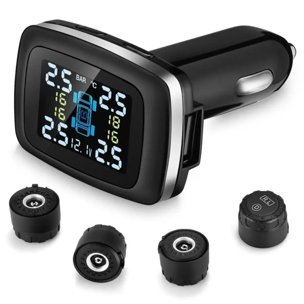 TPMS LCD Wireless Car Tire Pressure Monitoring System with External Sensor Kit | Автомобили и мотоциклы
