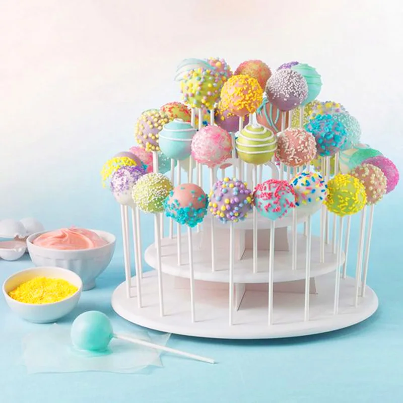 

3 Tiers Lollipop Cake Stand Wedding Decoration Table Donut Wall Lolly Display Stand Holder Baby Shower Birthday Party Decoration