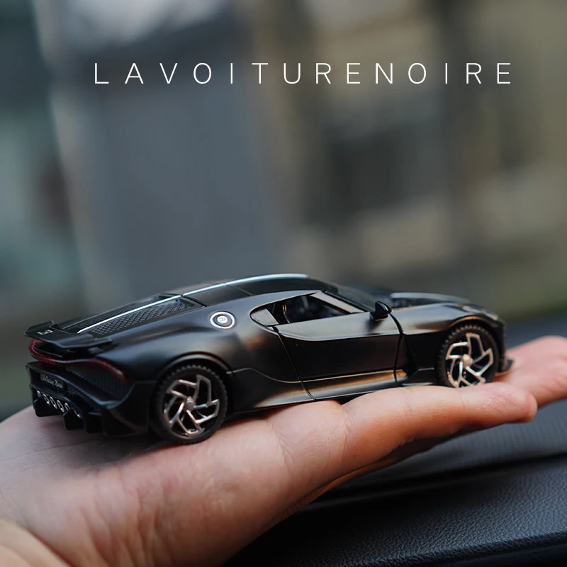 Модель автомобиля Bugatti lavoiturenсветозащитного черного дракона 1:32 игрушечный