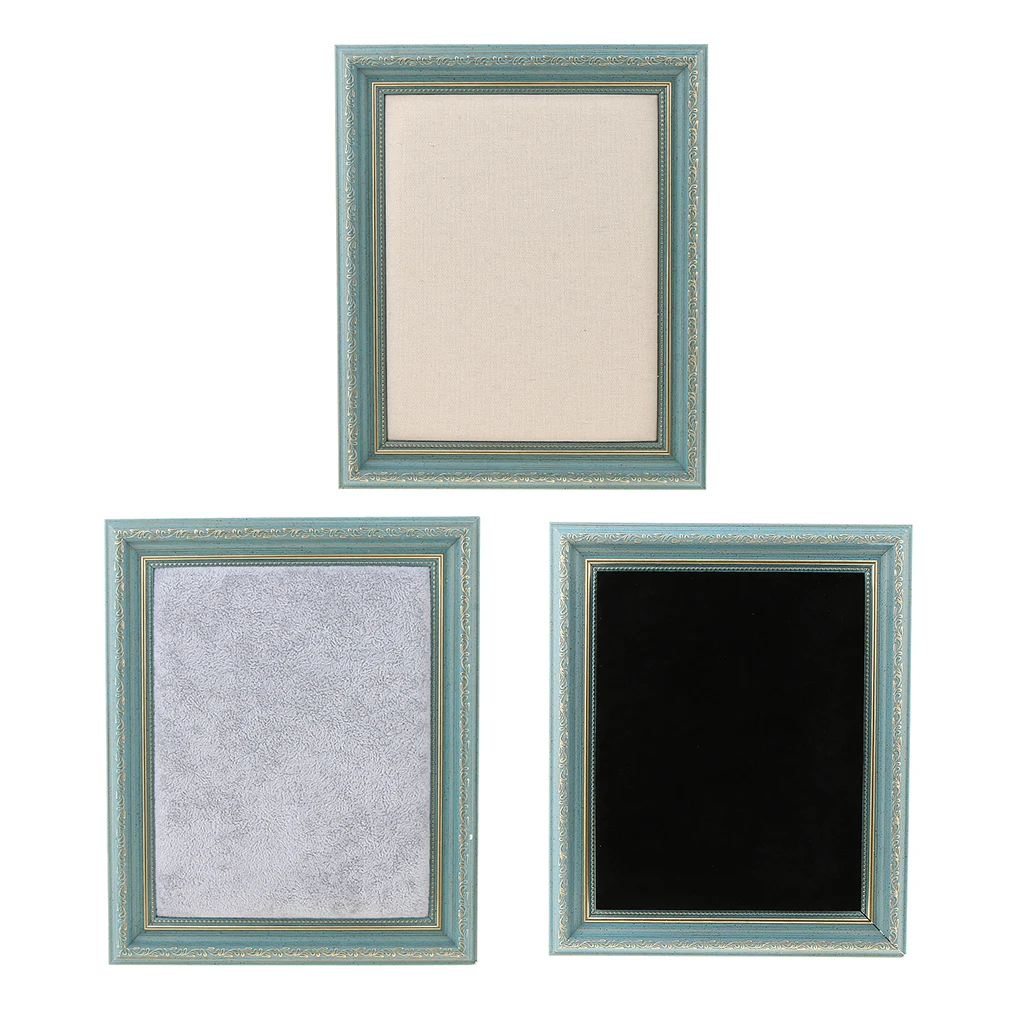 

Picture Frame Photo Desktop Jewelry Earring Ear Studs Display Showcase