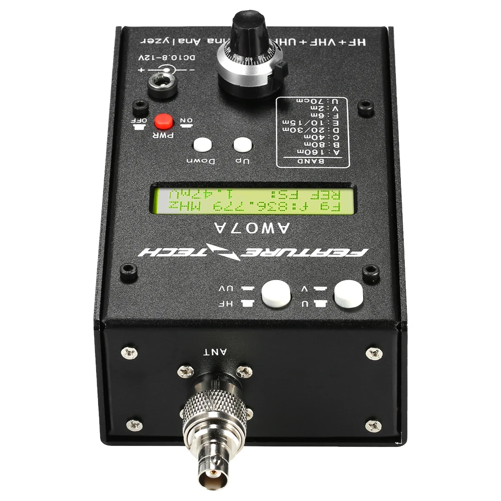 AW07A HF/VHF/UHF 160M Impedance SWR Antenna Analyzer Meter for Ham Radio Hobbyists DIY