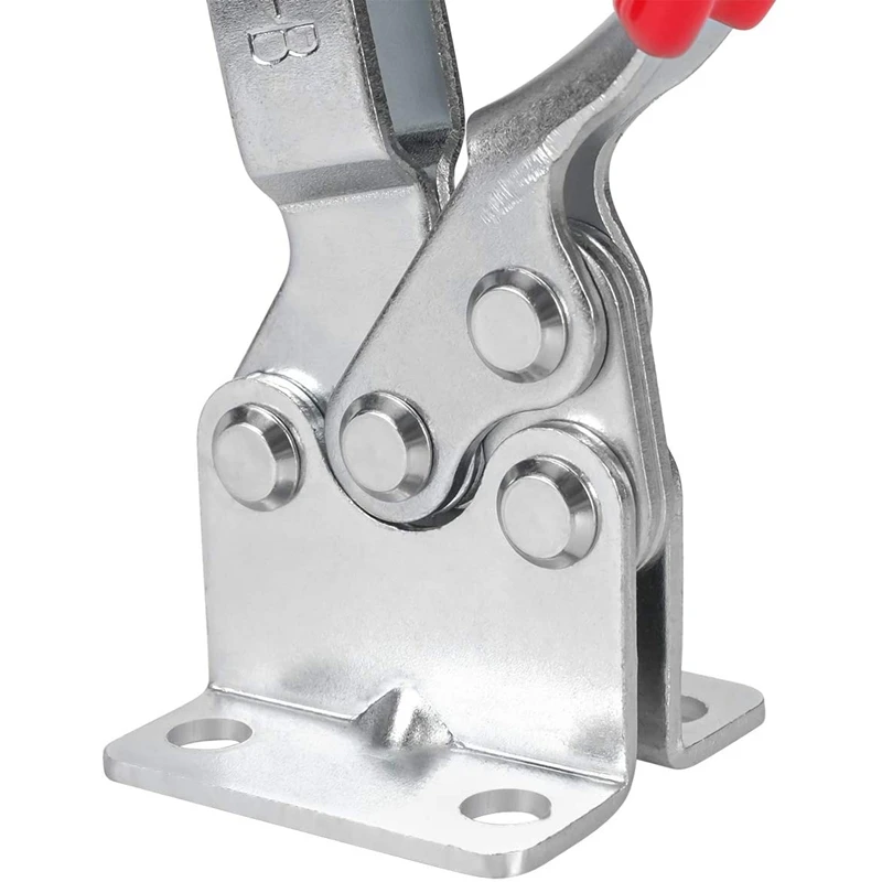 

10 Pcs Hand Tool Toggle Clamp 201-B Antislip Red Horizontal Clamp Switch Clamp Quick Release Tool