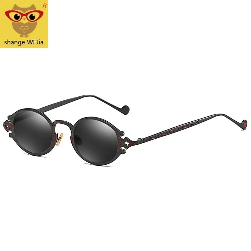 Женские солнцезащитные очки в стиле ретро брендовые дизайнерские панк с резным