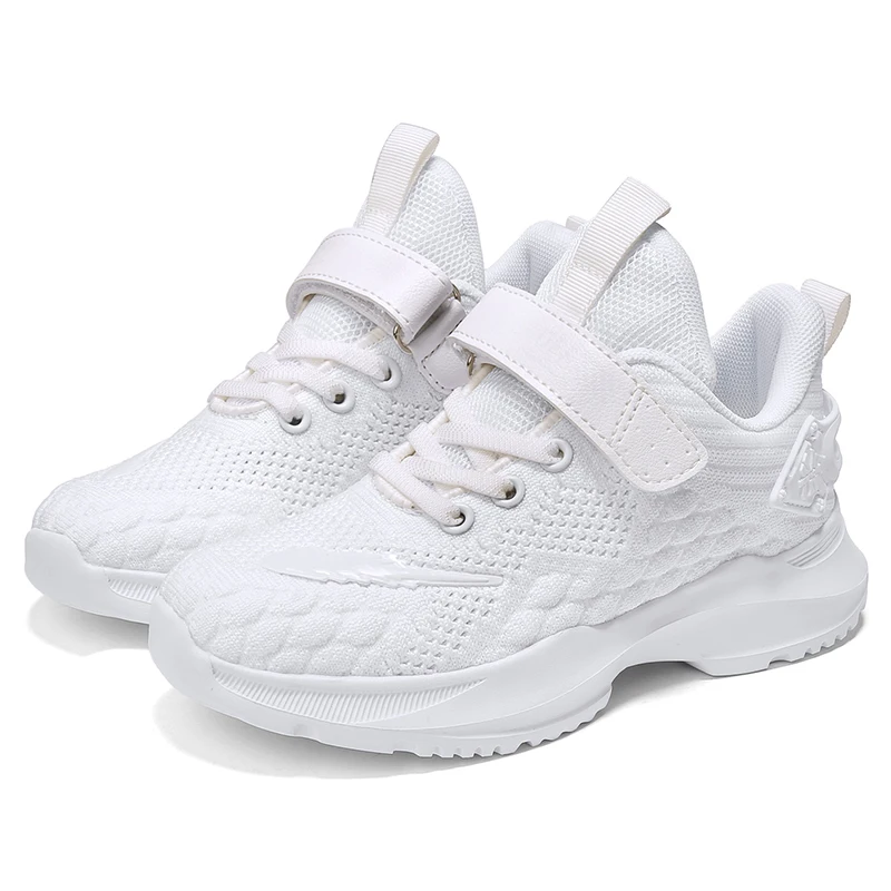 

2020 Spring/Autumn Children Leather Kids Sneaker Girls Boys Shoes School Sport Running Breathable soccer contrast Shoes