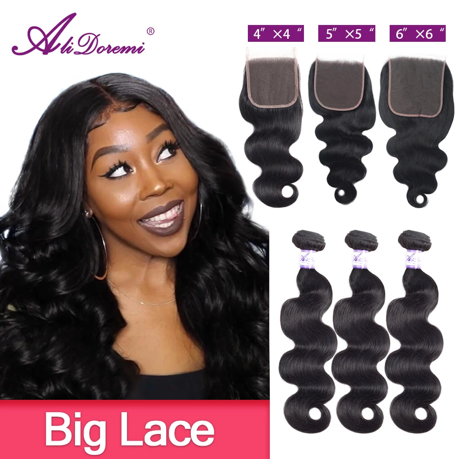 5x5 застежка пряди бразильские волнистые человеческие волосы пучки с кружевной