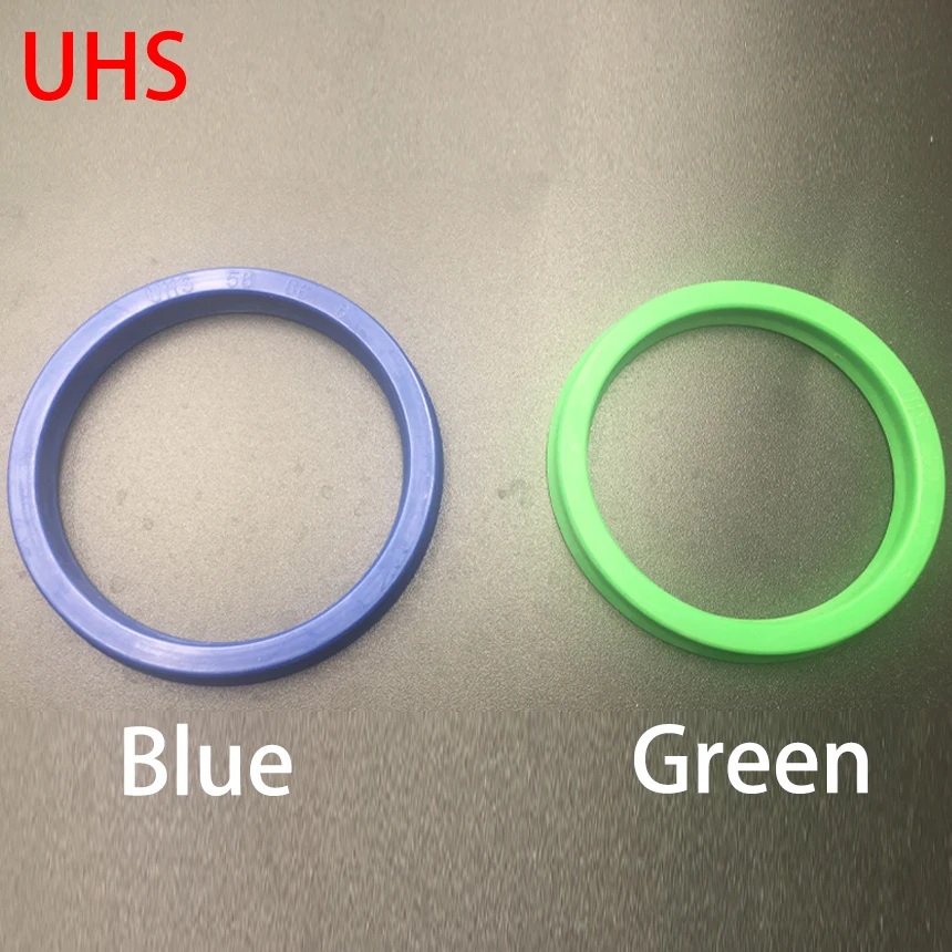 

UHS 100*115*9 100x115x9 112*125*9 112x125x9 Green Blue TPU Grooved U/Y Lip Hydraulic Cylinder Piston Rod O Ring Gasket Oil Seal