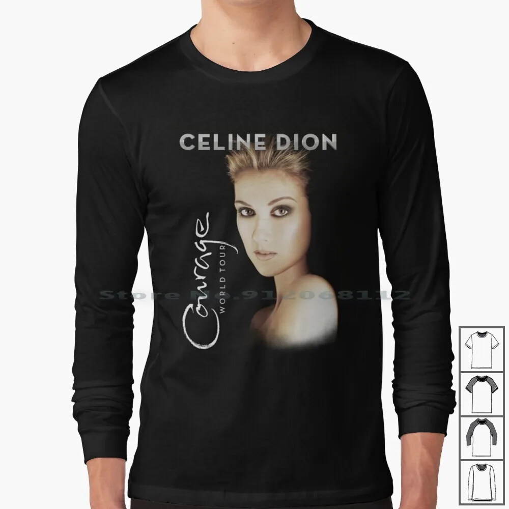 

New Memories Cd Courage World Tour 2019 Bets Album Long Sleeve T Shirt Dion